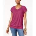 thumbnail image 1 of JM Collection Blouson T-Shirt Womens XS Pink shirt MSRP $26, 1 of 1