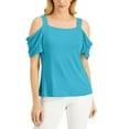 thumbnail image 1 of JM Collection Cold Shoulder Top Button 2XL, 1 of 1