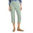 thumbnail image 1 of JM Collection Crystal Cuff Capri Pants Enchant Mint M, 1 of 1