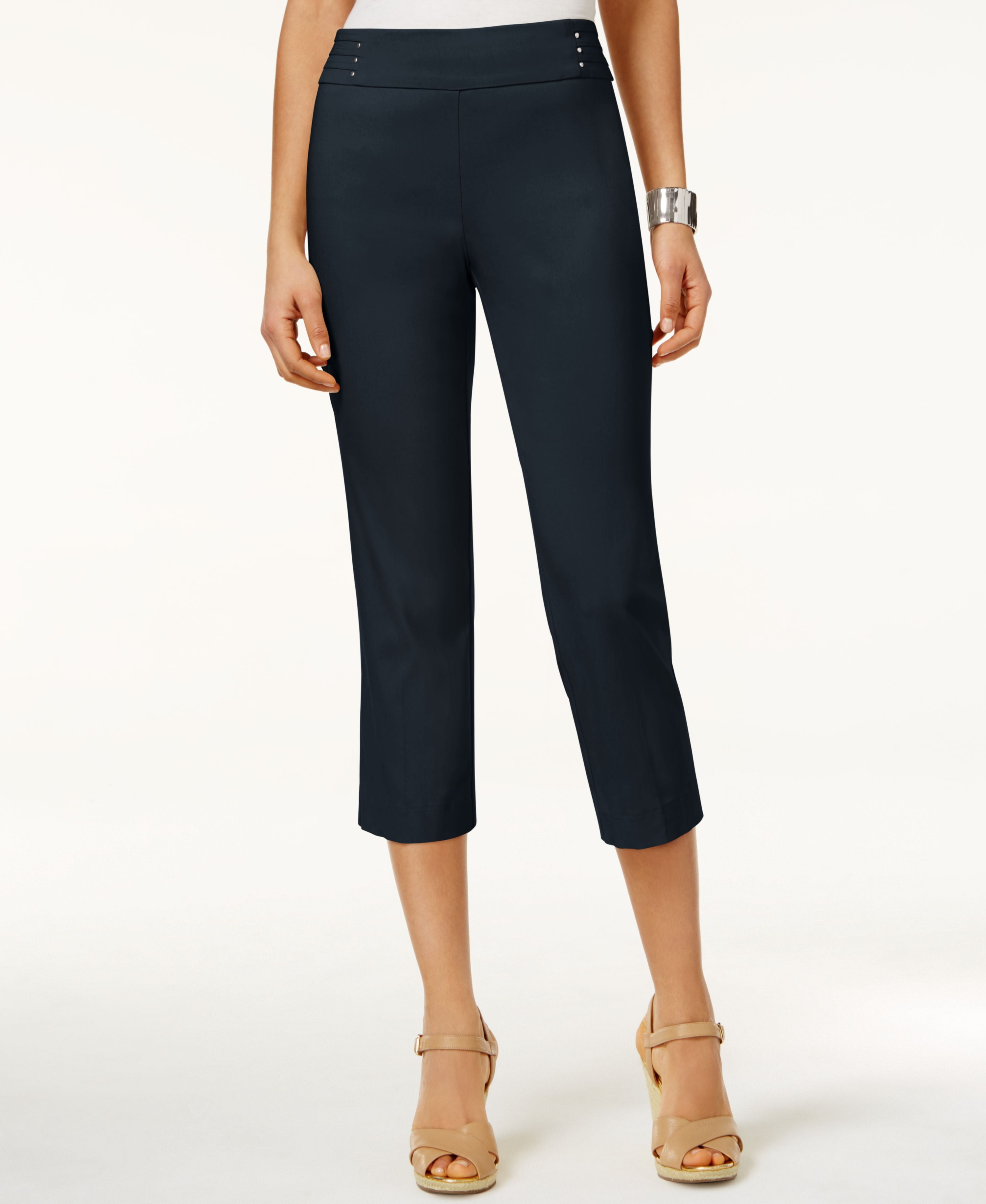 Tummy Control Macy's Jm Collection Capris Home Plaza Las