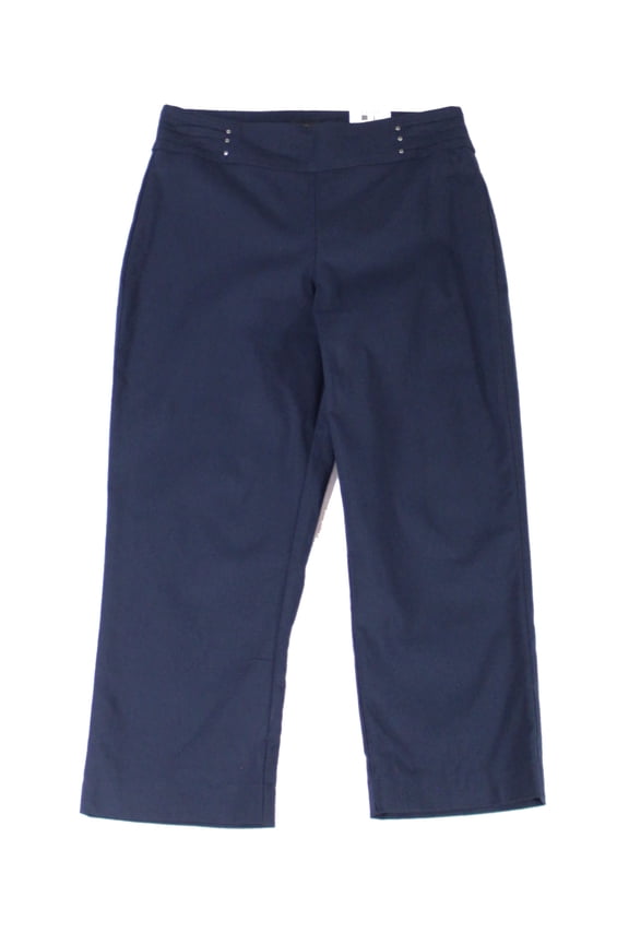 Embellished Pull On Capri Pants Intrepid Blue S