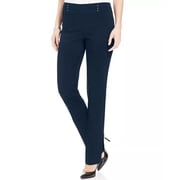 JM Collection INTREPID BLUE Womens Studded Pull-On Tummy Control Pant, US Large