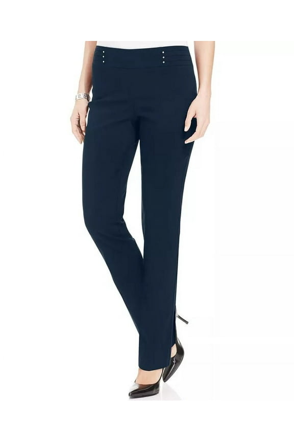 INTREPID BLUE Women's Studded Tummy Control Pants, US 2X-Large