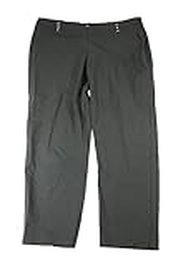 NEW Deep Black Womens Size 20W Plus Slim Leg Dress Pants