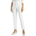 thumbnail image 1 of JM Collection Petite Pull On Side Striped Pants Bright White PS, 1 of 1