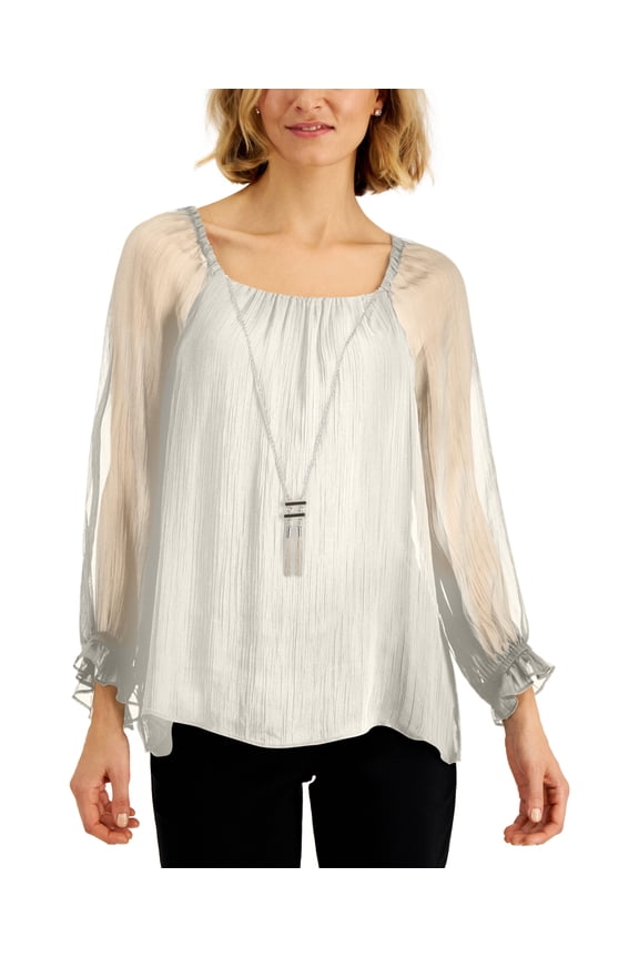 Petite Square Neck Necklace Top Neo Natural PL