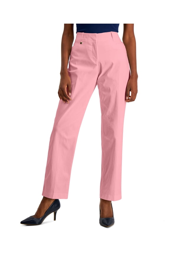 Petite Tummy Control Curvy Fit Pants Pink Gemstone 8P