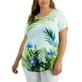 thumbnail image 1 of JM Collection Plus Size Oasis View Top Tropical Waters Combo 0X, 1 of 1
