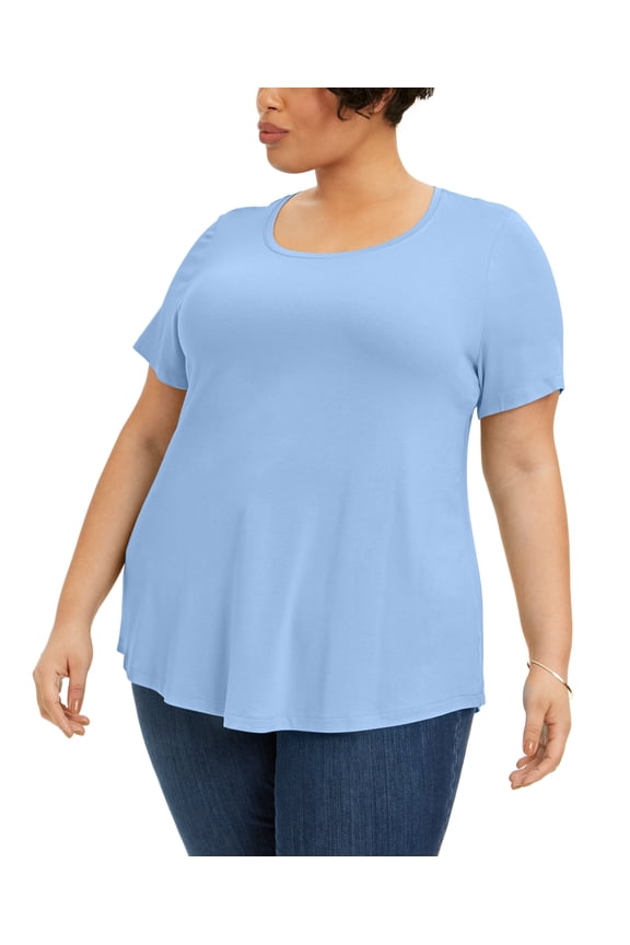 Plus Size Short Sleeve Top Dutch Canal 3X