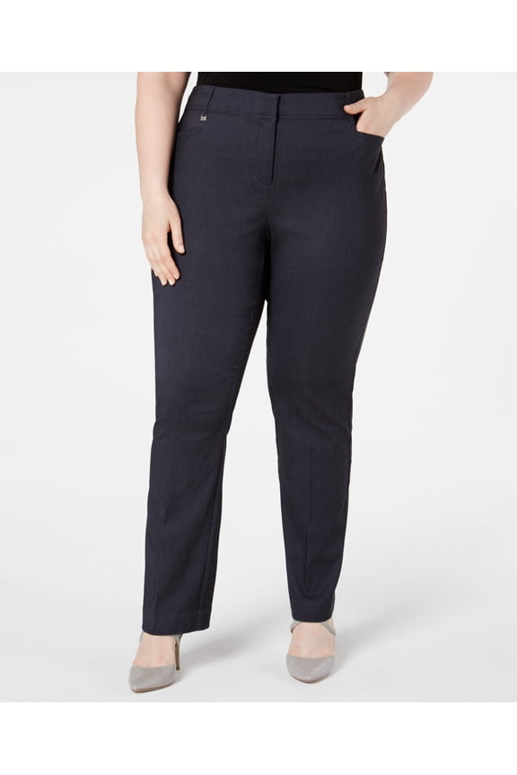 Plus Size Slim Leg Pants Waverly Denim 24W