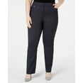 thumbnail image 1 of JM Collection Plus Size Slim Leg Pants Waverly Denim 28W, 1 of 1