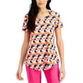 thumbnail image 1 of JM Collection Printed Top Orange Glaze Combo S, 1 of 1