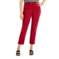 thumbnail image 1 of JM Collection Snap Hem Pull On Pants Real Red 2XL, 1 of 1