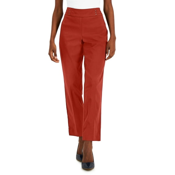JM Collection Studded Pull On Pants Chateau Bronze PP