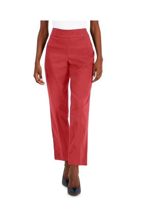 Studded Pull On Pants Cherry Flame PL