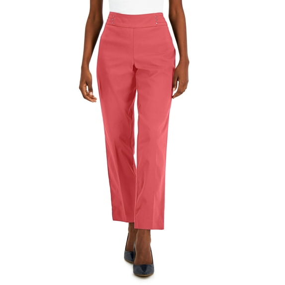 JM Collection Studded Pull On Pants Starfish PXL