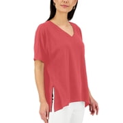 JM Collection Vented Hem Tunic Starfish M