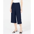 thumbnail image 1 of JM Collection Wide Leg Capri Intrepid Blue M, 1 of 1