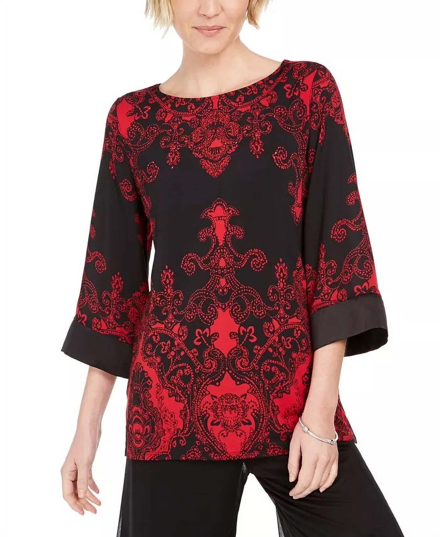 jm collection tunic tops