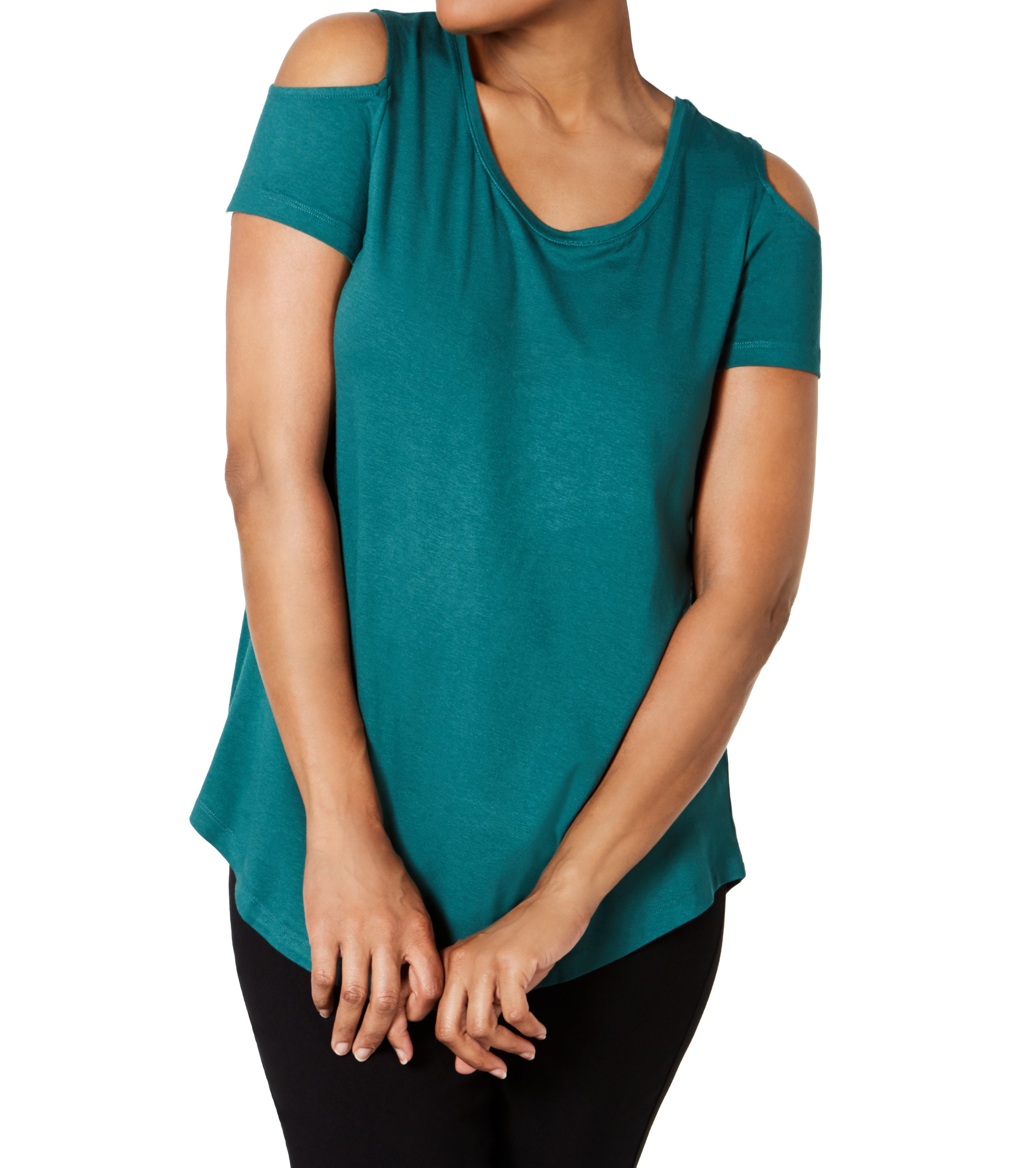 jm collection cold shoulder top