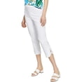 thumbnail image 1 of JM Collection Womens High Rise Knit Capri Pants, 1 of 1