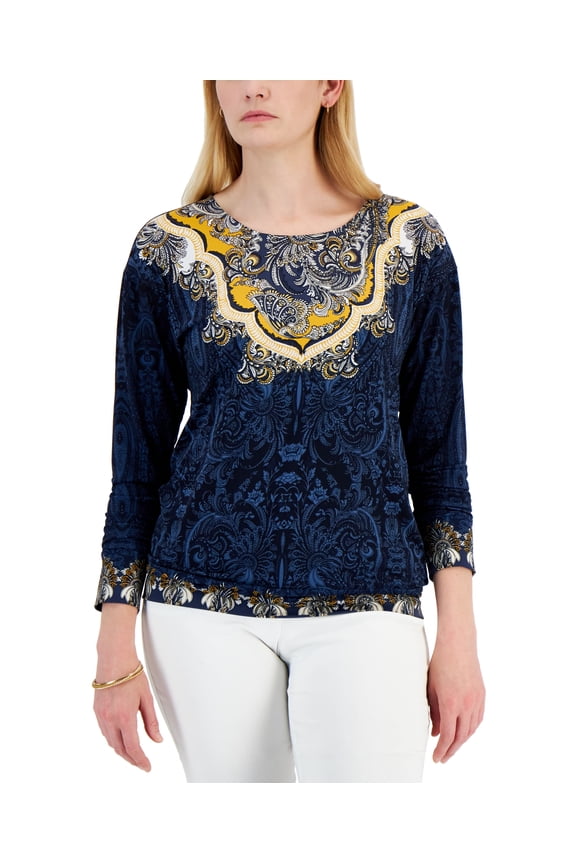 Womens Intricate Adornment Top Intrepid Combo S