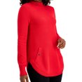 thumbnail image 1 of JM Collection Womens Mock Neck Round Hem Sweater, 1 of 1