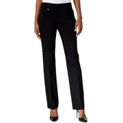JM COLLECTION Womens Petites Ankle Straight Leg Dress Pants