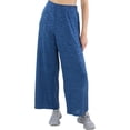 thumbnail image 1 of JM Collection Womens Petites Metallic Sheer Wide Leg Pants, 1 of 2