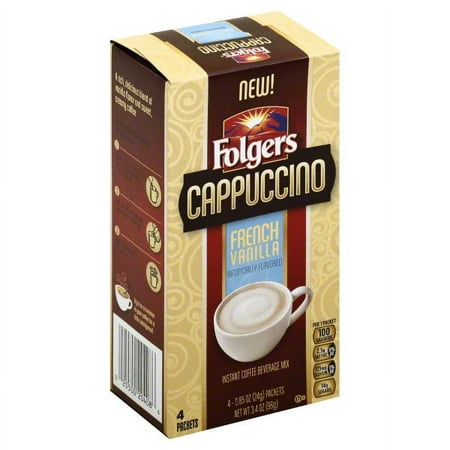 Folgers Cappuccino French Vanilla Instant Coffee Mix