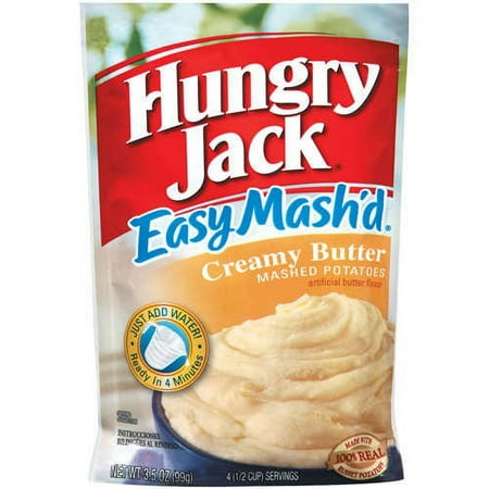 JM Smucker Hungry Jack Easy Mash'd Potatoes, 3.5 oz