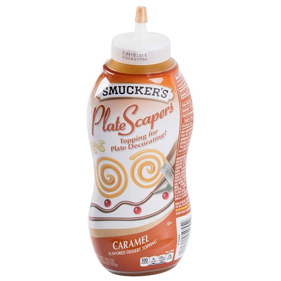 JM Smucker Smuckers Plate Scrapers Dessert Topping, 19.5 oz