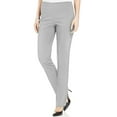 thumbnail image 1 of JM Women's Collection Plus & Petite Plus Size Tummy Control Slim-Leg Pants Gray Size Small Petite, 1 of 3