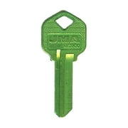 JMA KWI-1.AGR AV Aluminum Key blank, Replacement for KW1 Green 10-Pack