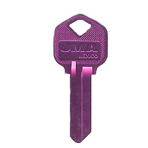 JMA KWI-1ALLI Aluminum Key blank, Replacement for Kwikset KW1 Lilac (10-Pack)