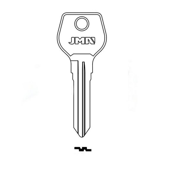 JMA MAZ-2D Key Blank, Replacement for MZ9 10-Pack