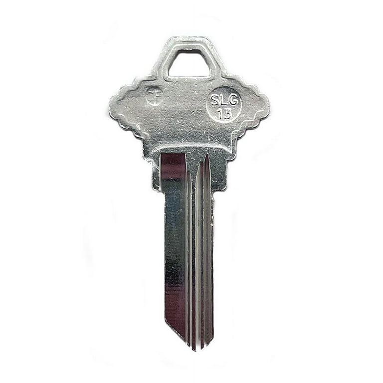 SC4 Nickel Plated Keyway Blank, 100/Pack SC4 Nickel Plated Keyway Blank, 100/Pack