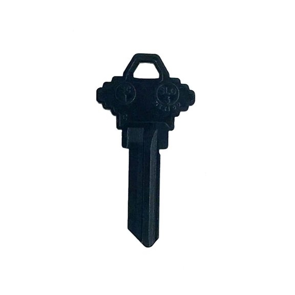 JMA SLG-3.AB (BLK) Key blank Aluminum SC1 Black (10-Pack)