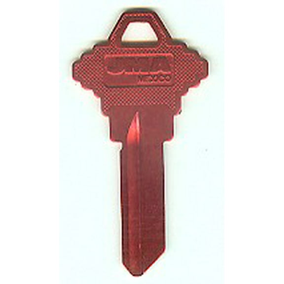 JMA SLG-3.AR Key Blank, Aluminum SC1 Red (10-Pack)