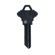 JMA SLG-4.ABK Aluminum Key Blank, SC4 Black 10-Pack