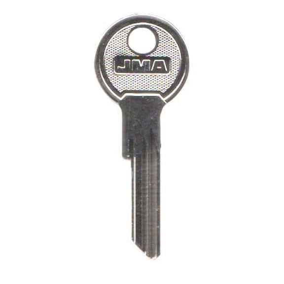 JMA YA-20D, 10-Pack, Nickel Plated Steel, Silver, Standard Key Blank, 10 Piece