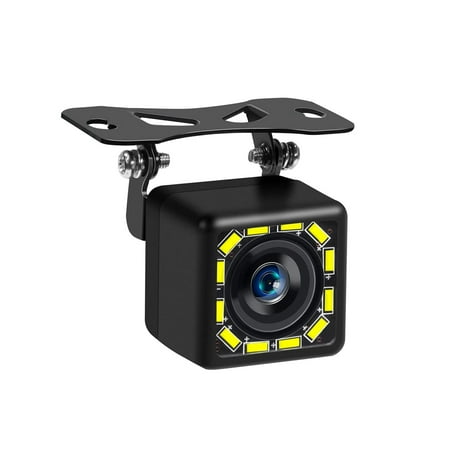 JMANCE Backup Camera for Car or Truck, Rear View Camera Ultra HD 12 LED Night Vision, Waterproof Reverse Camera