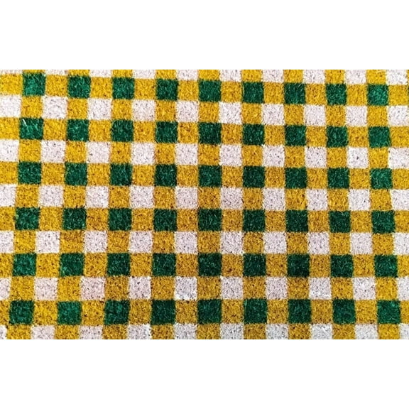 JMAT Latex Backed Printed Coir Doormat, 16"x24"