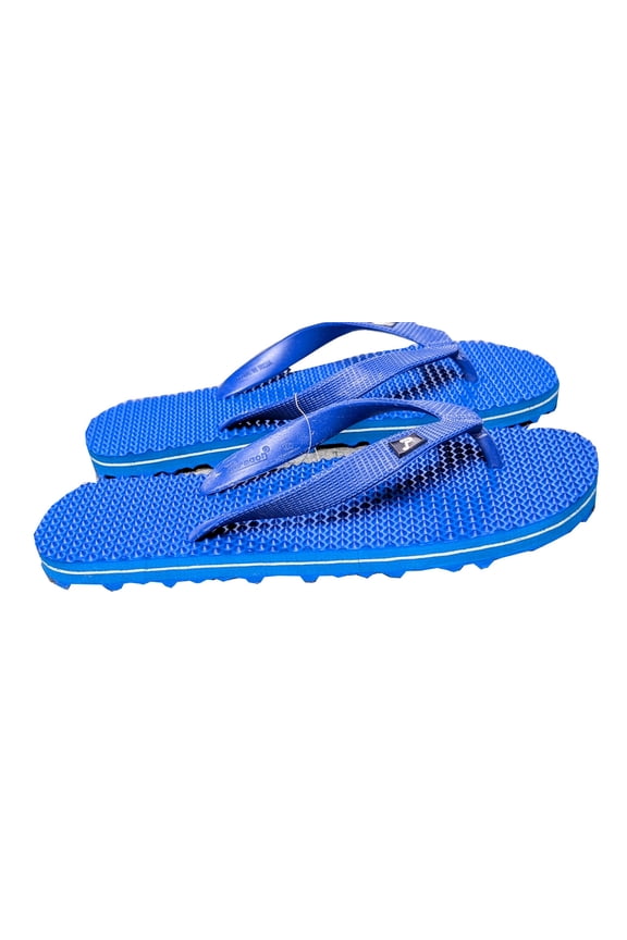JMAT-Paragon Men's Slip-Resistant Thong Slippers, Flat Heel Platform Open Toe, Paralite 145 Blue, Size 9