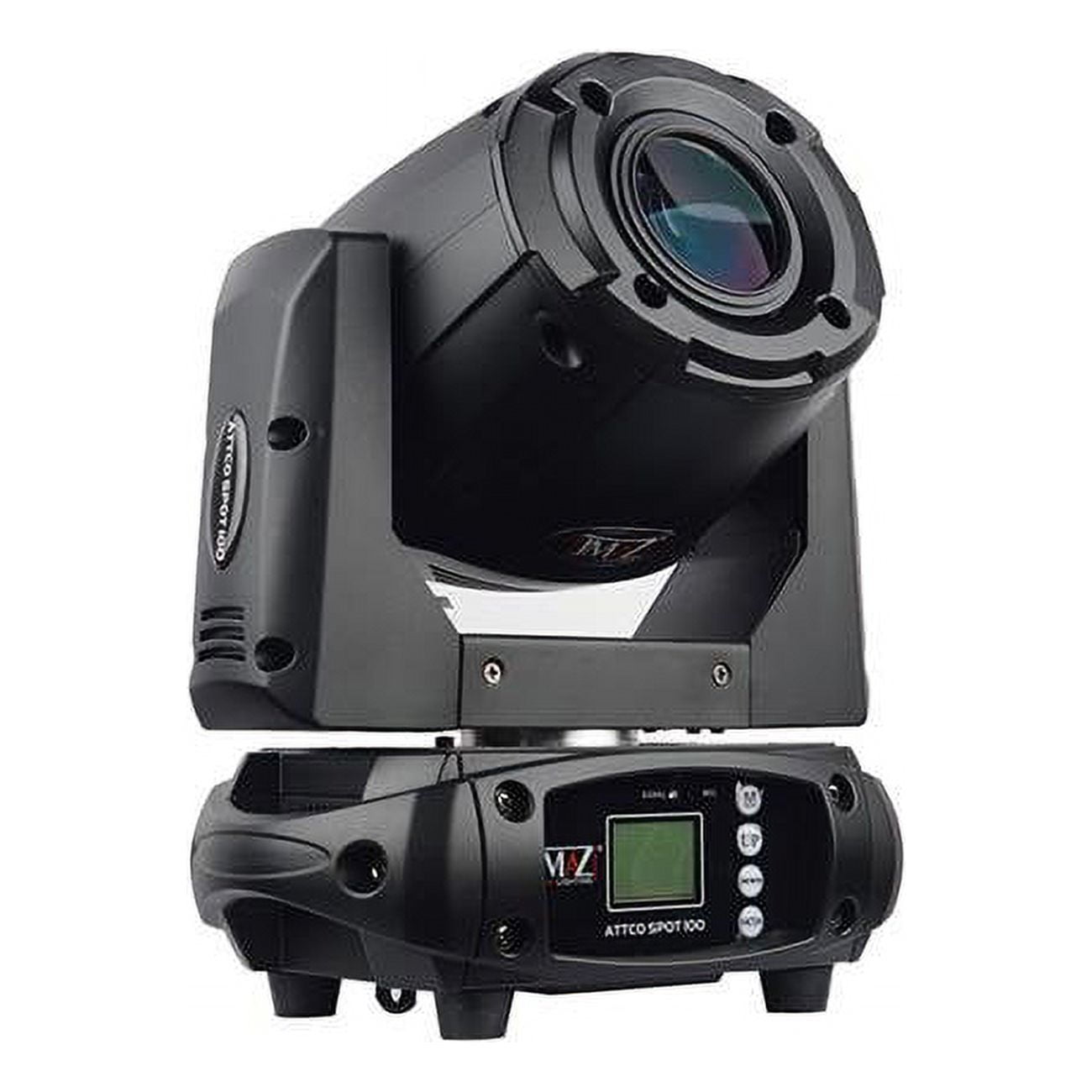 Lumina Pro 75W Black LED Moving Head Spotlight with 3-Facet Prism