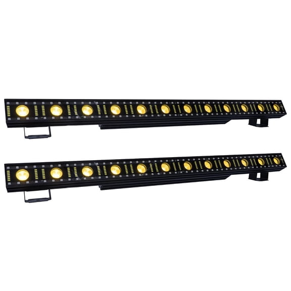 JMAZ Lighting JZ1021 PIXL FX BAR 5050 3-in-1 60W SMD LED Effects Bar with Beam Strobe and Wash Light 2-Pack