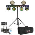 thumbnail image 1 of JMAZ Lighting JZ2008 Versa Flex Bar All-In-One Lighting System with Pars, Stand & Fog Machine Package, 1 of 9