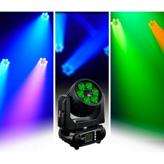 JMAZ Lighting JZ3007 Attco 100Z 90W LED Moving with 6 Quad Wash Light