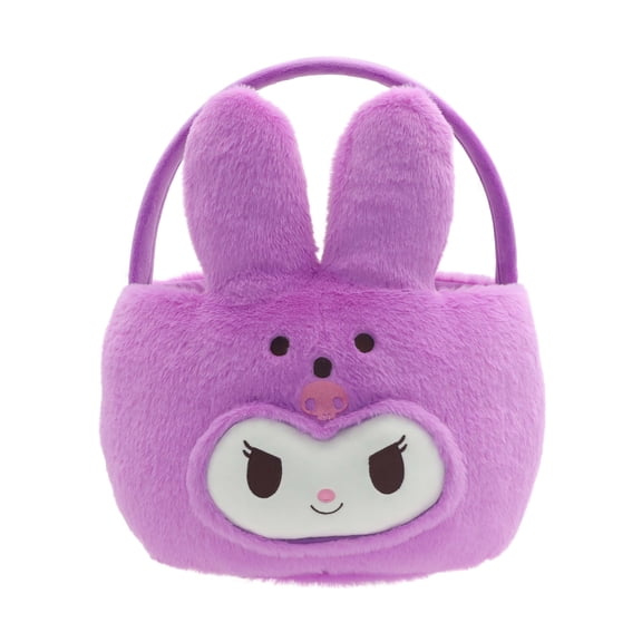PEEPS Purple Bunny Sanrio Kuromi Plush Easter Basket