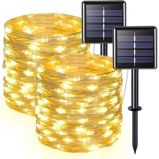 TSV 33Ft Solar Powered 100 Blue LEDs String Fairy Tree Light Outdoor Wedding Party Xmas TSV 33Ft Solar Powered 100 Blue LEDs String Fairy Tree Light Outdoor Wedding Party Xmas